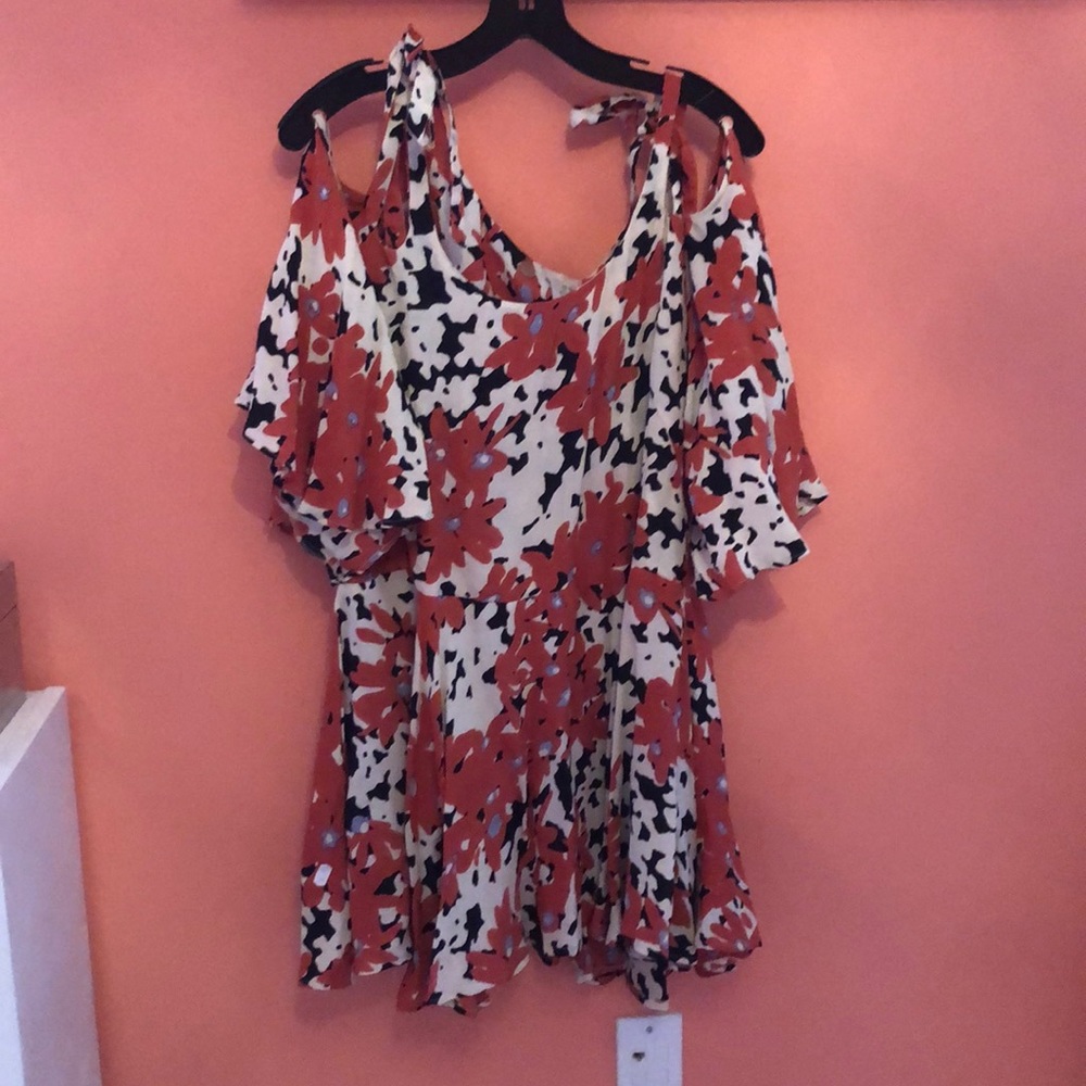 Free people strappy and off the shoulder dress